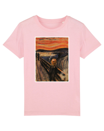 The Scream Edvard Munch parody Cotton Pink