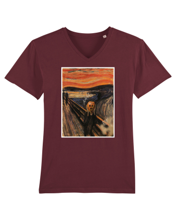 The Scream Edvard Munch parody Burgundy