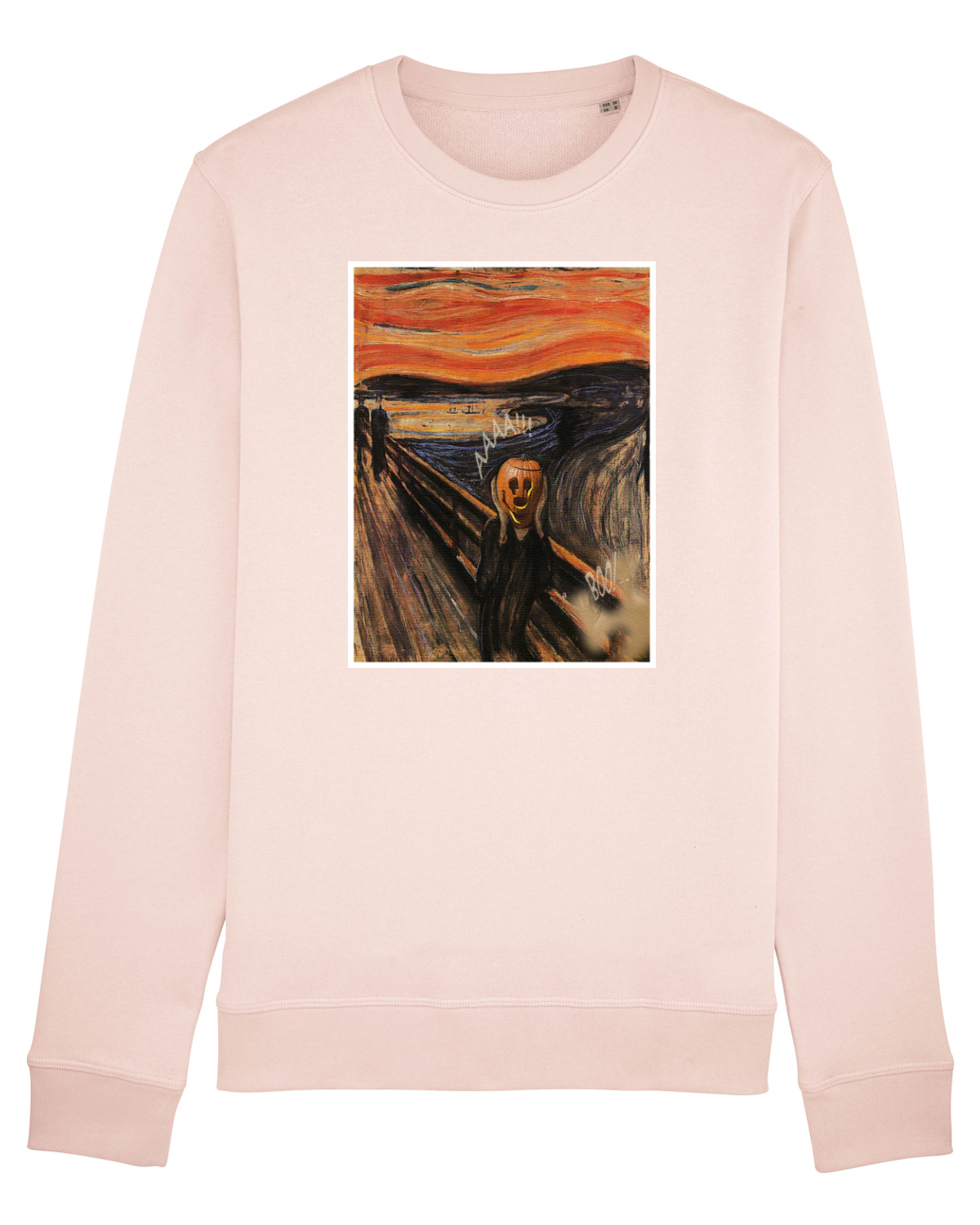 Bluză mânecă lungă Unisex Rise Candy Pink