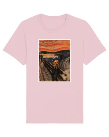 The Scream Edvard Munch parody Cotton Pink