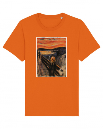 The Scream Edvard Munch parody Bright Orange