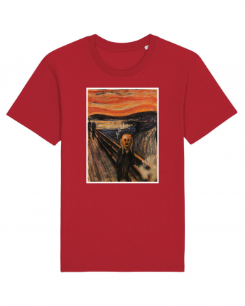 The Scream Edvard Munch parody Red