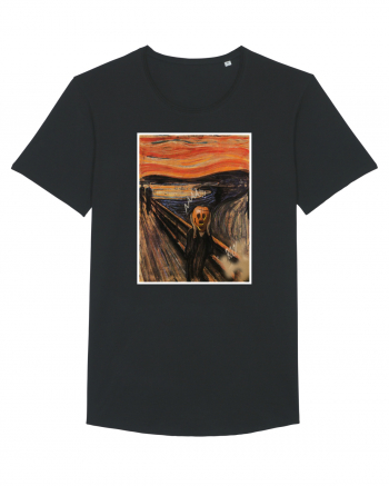 The Scream Edvard Munch parody Black