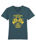 Man Up Tricou mânecă scurtă guler V Bărbat Presenter