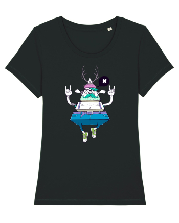 Cartoon Piramidă Hipster Black