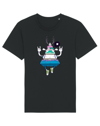 Cartoon Piramidă Hipster Black