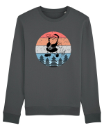 Retro Santa - Mos Craciun Retro Bluză mânecă lungă Unisex Rise