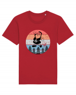 Retro Santa - Mos Craciun Retro Tricou mânecă scurtă Unisex Rocker