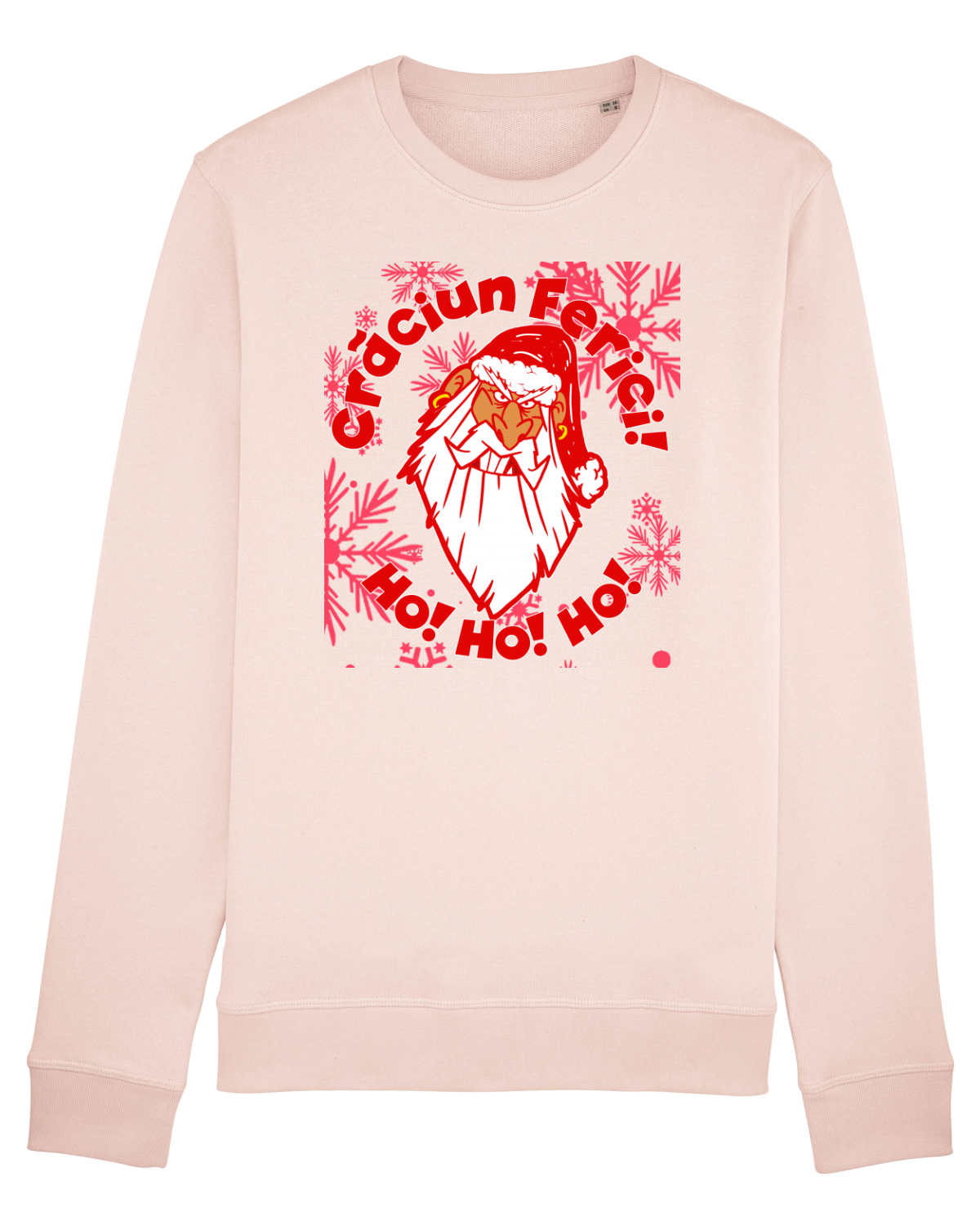 Bluză mânecă lungă Unisex Rise Candy Pink