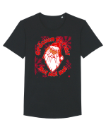 Craciun Fericit HoHoHo Tricou mânecă scurtă guler larg Bărbat Skater
