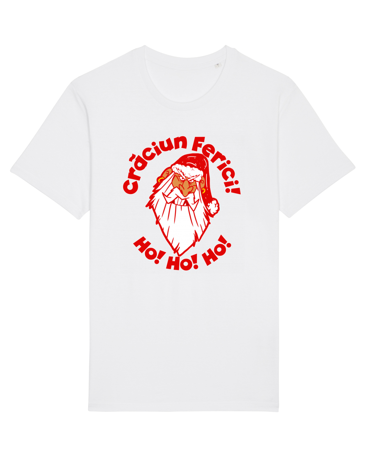 Tricou mânecă scurtă Unisex Rocker White