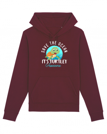 Save the ocean Burgundy