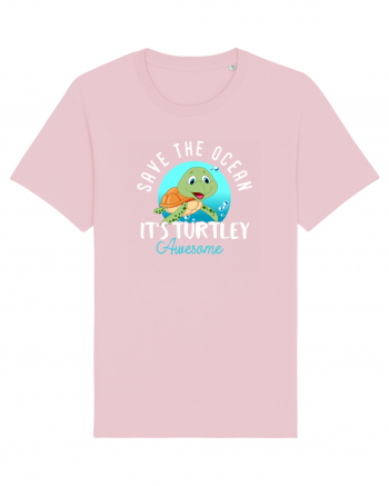 Save the ocean Cotton Pink