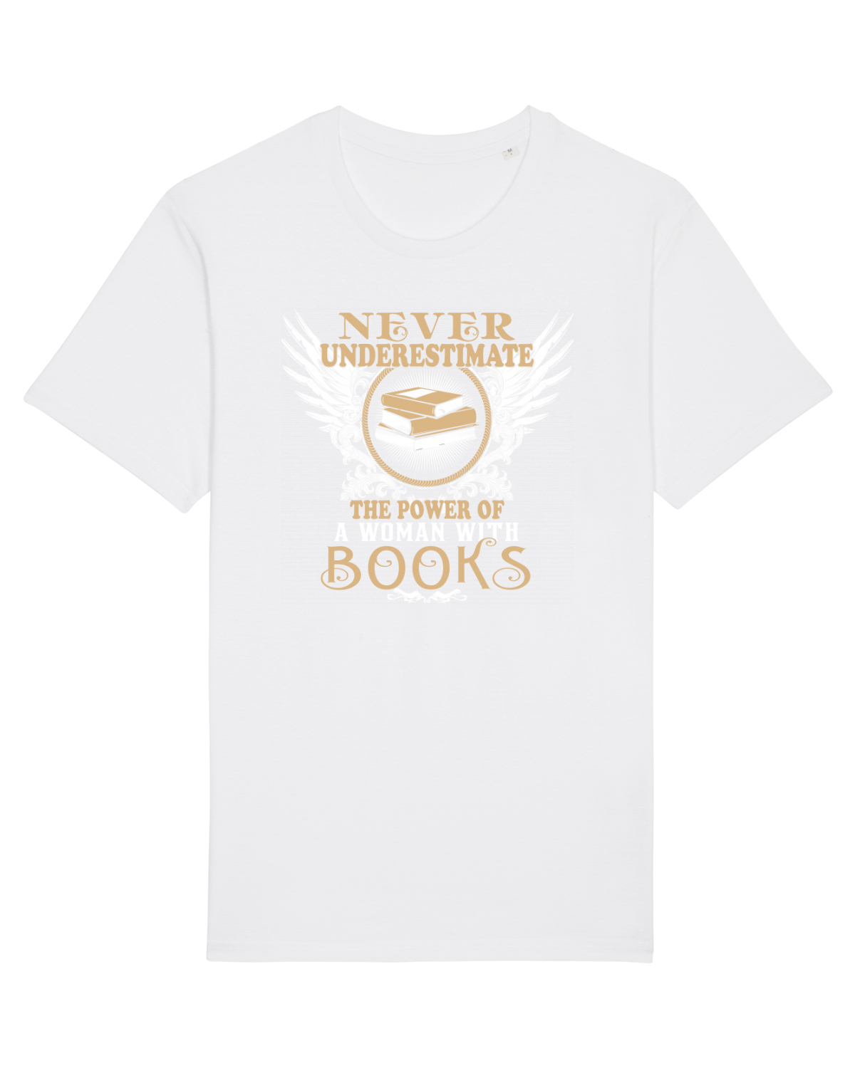 Tricou mânecă scurtă Unisex Rocker White