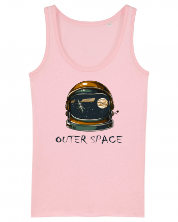 Outer Space Astronaut Cotton Pink