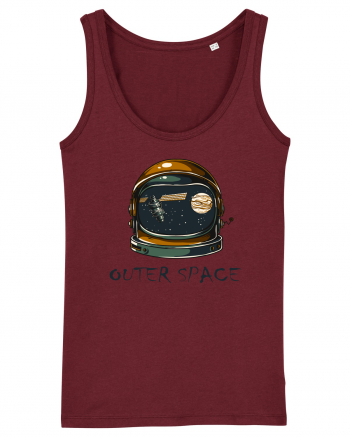 Outer Space Astronaut Burgundy