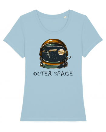 Outer Space Astronaut Sky Blue