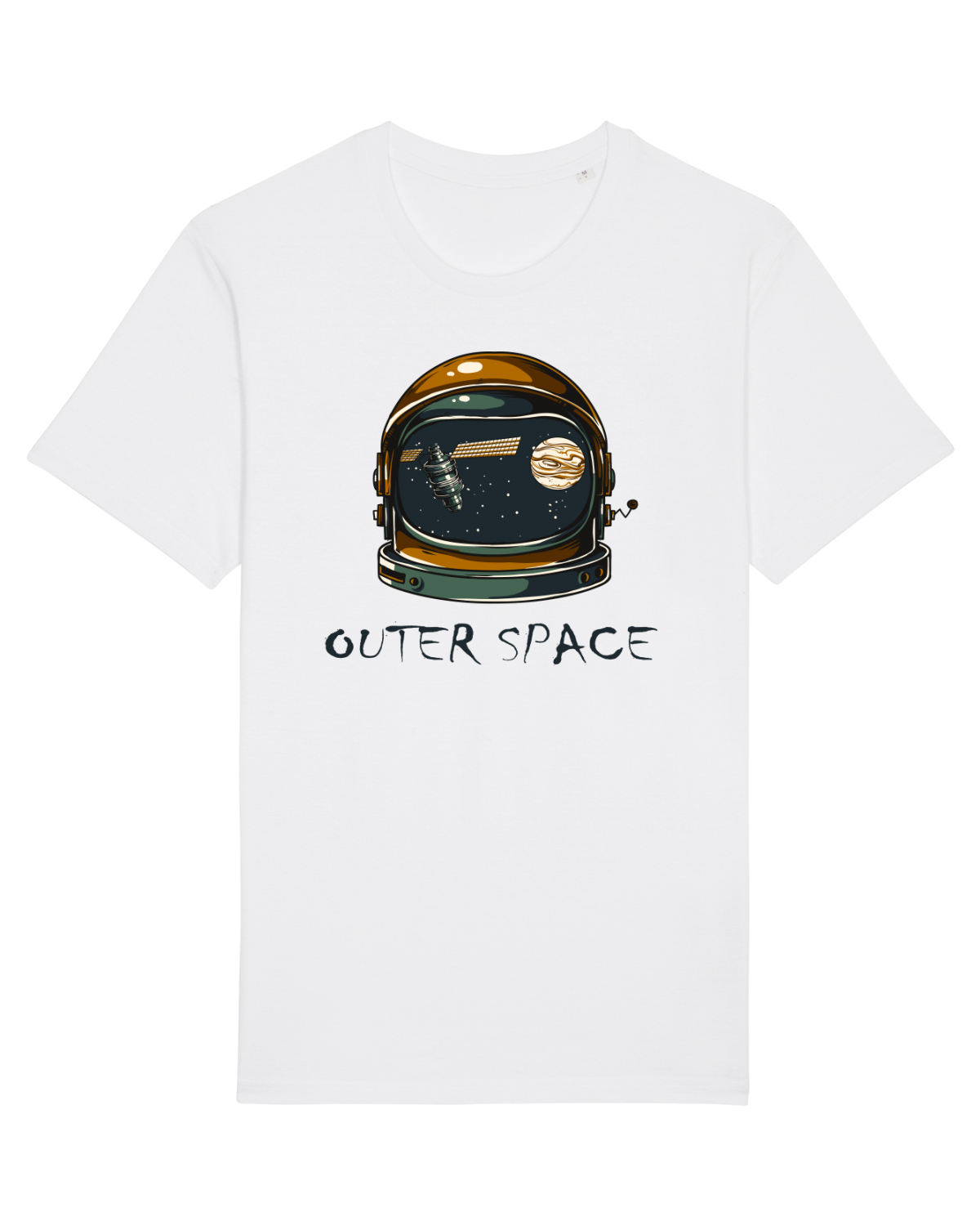 Tricou mânecă scurtă Unisex Rocker White