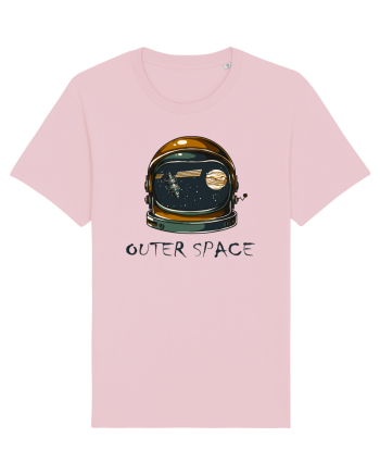 Outer Space Astronaut Cotton Pink