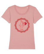 Dionysos Zeul Vinului Tricou mânecă scurtă guler larg fitted Damă Expresser