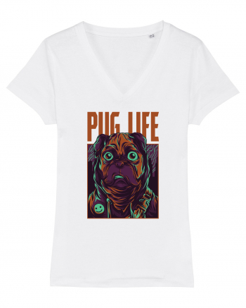 Pug Life White