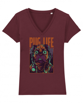 Pug Life Burgundy