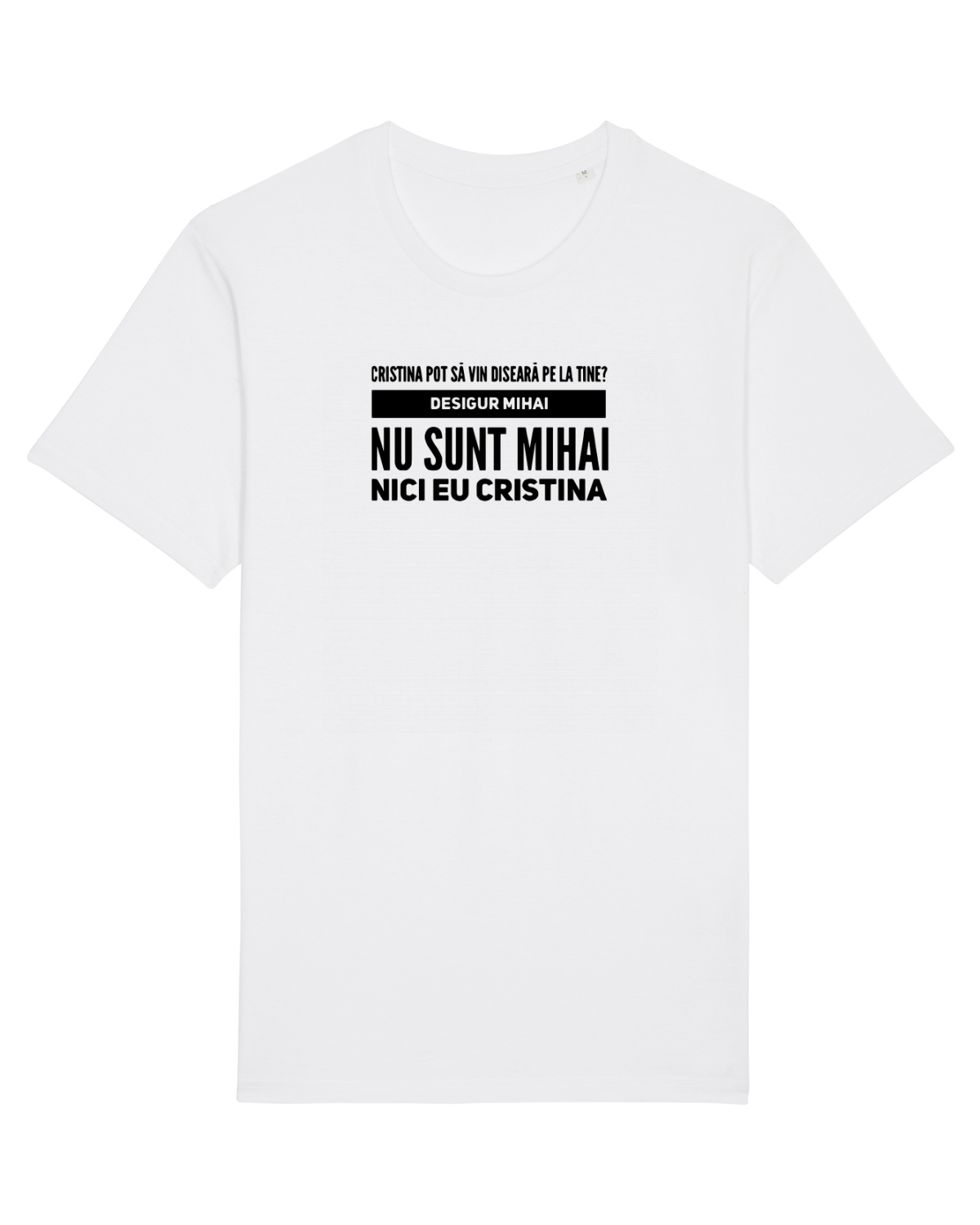 Tricou mânecă scurtă Unisex Rocker White