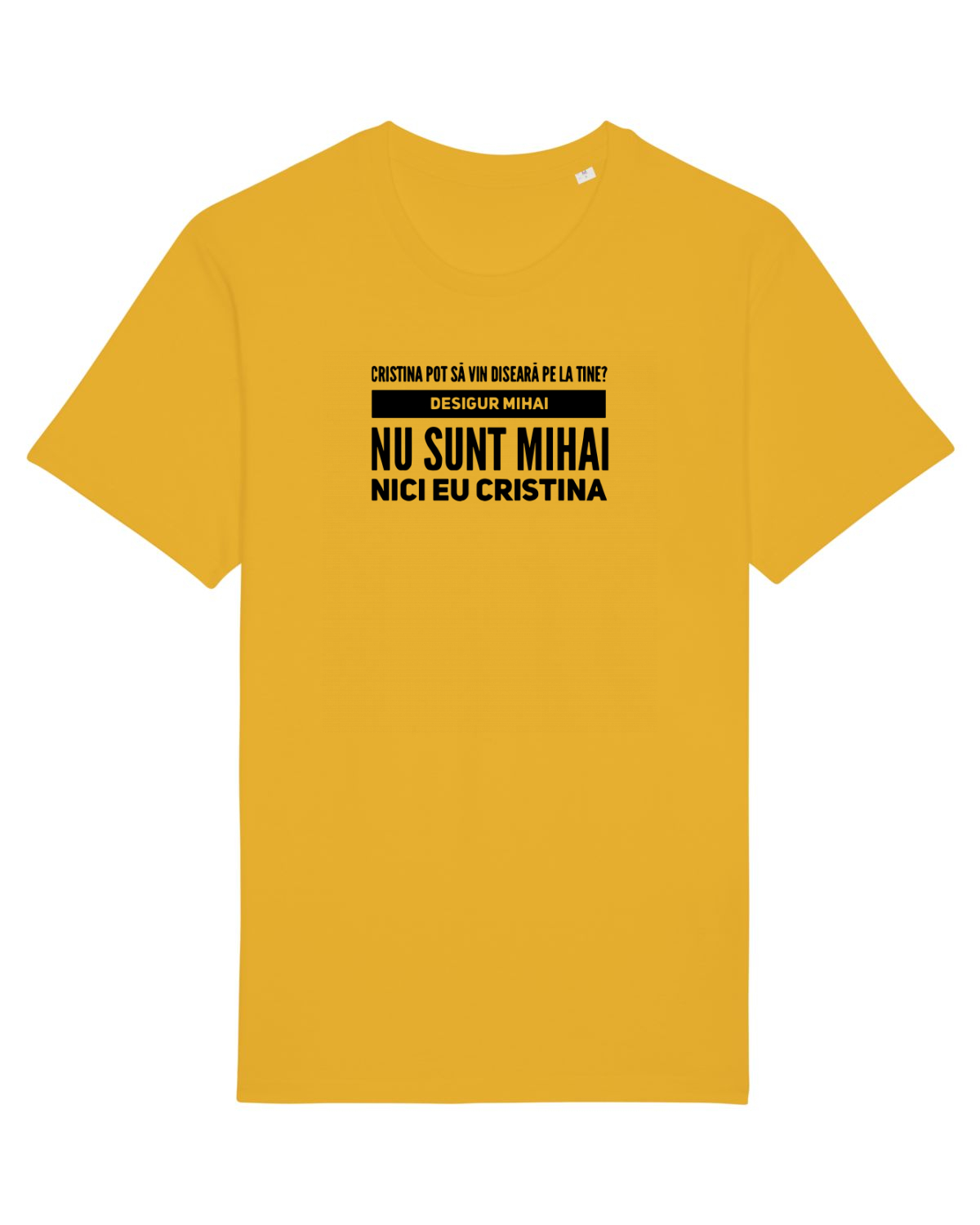 Tricou mânecă scurtă Unisex Rocker Spectra Yellow