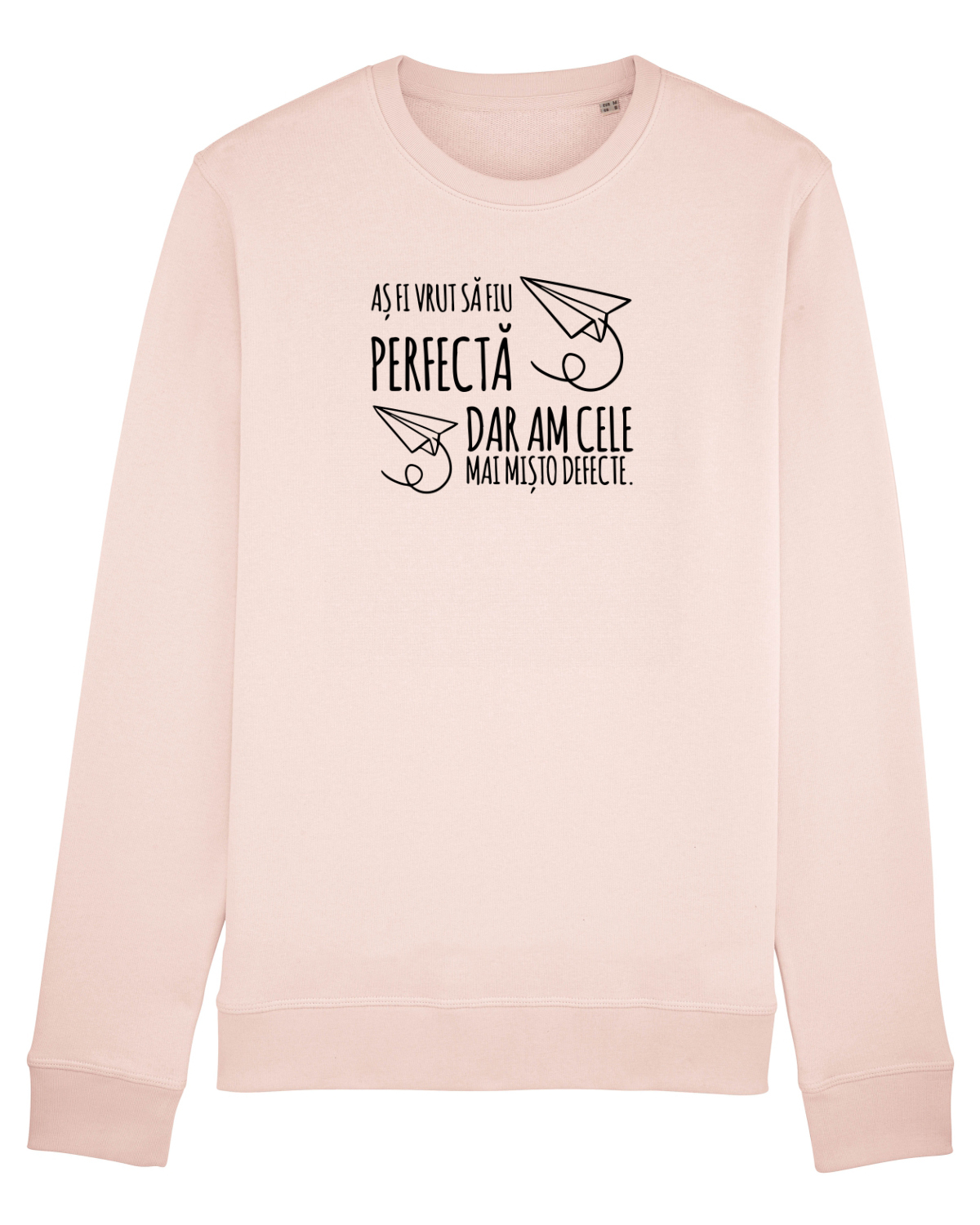 Bluză mânecă lungă Unisex Rise Candy Pink