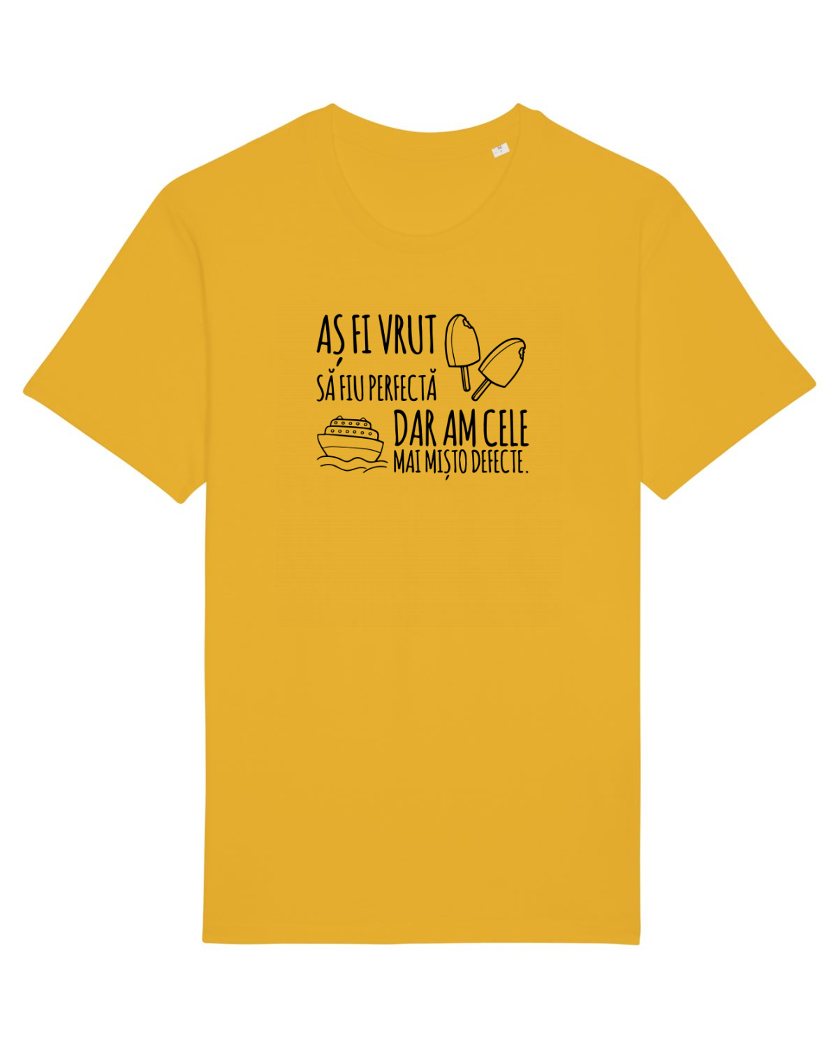 Tricou mânecă scurtă Unisex Rocker Spectra Yellow