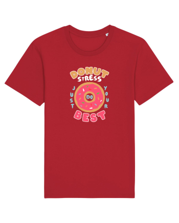 Donut Stress Red