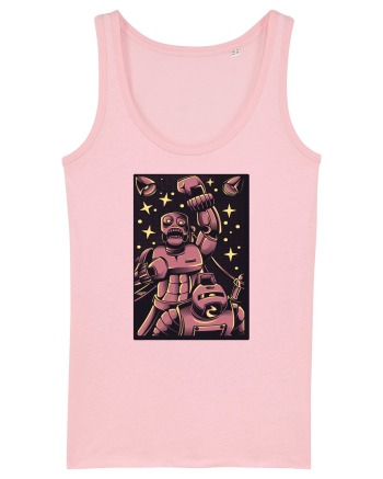 Robot Fight Cotton Pink
