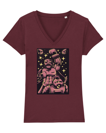 Robot Fight Burgundy