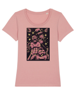 Robot Fight Tricou mânecă scurtă guler larg fitted Damă Expresser