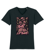 Robot Fight Tricou mânecă scurtă guler V Bărbat Presenter