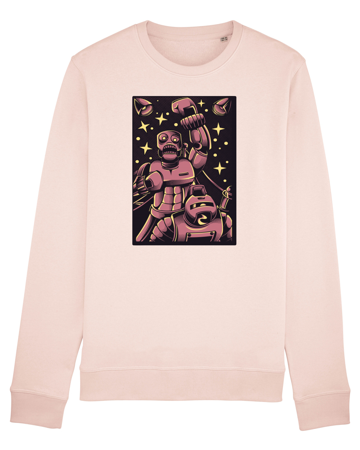 Bluză mânecă lungă Unisex Rise Candy Pink