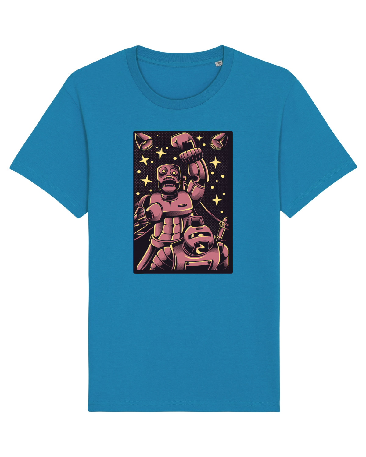 Tricou mânecă scurtă Unisex Rocker Azur