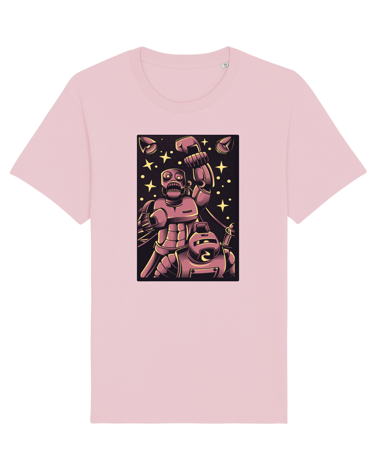 Tricou mânecă scurtă Unisex Rocker Cotton Pink