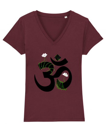 Simbol Om (Ohm )  Burgundy