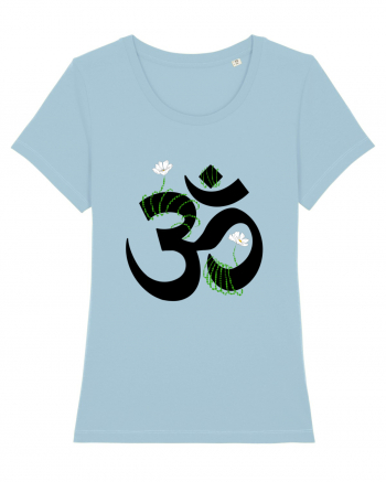 Simbol Om (Ohm )  Sky Blue