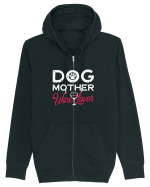 Dog Mother Wine Lover Hanorac cu fermoar Unisex Connector