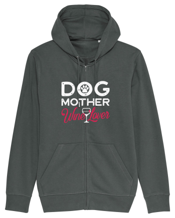 Dog Mother Wine Lover Anthracite