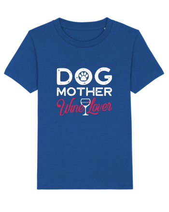 Dog Mother Wine Lover Majorelle Blue