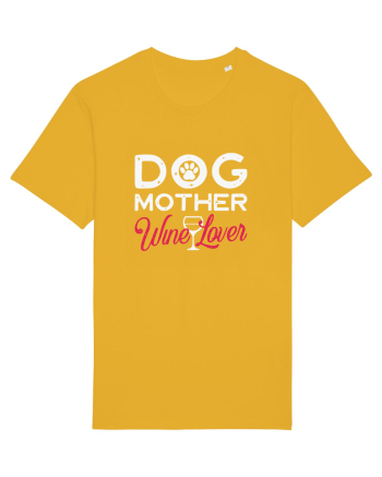 Dog Mother Wine Lover Spectra Yellow