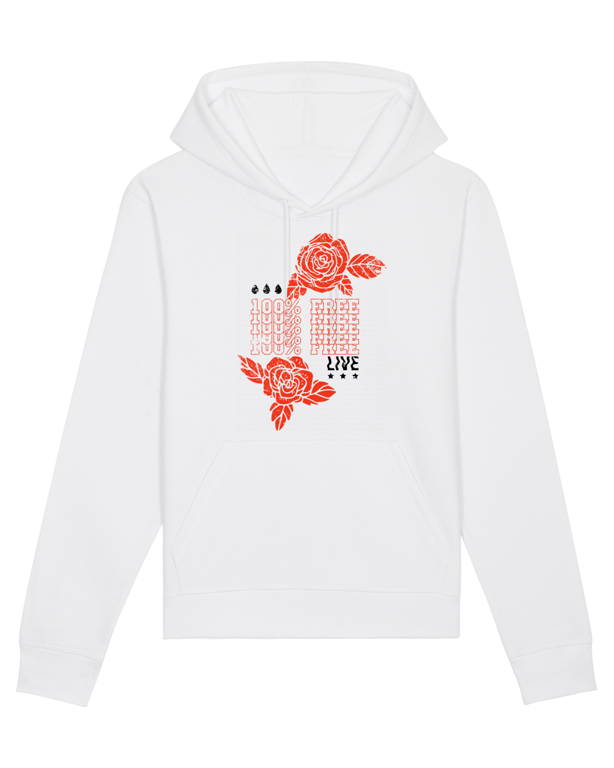 Hanorac Unisex Drummer White