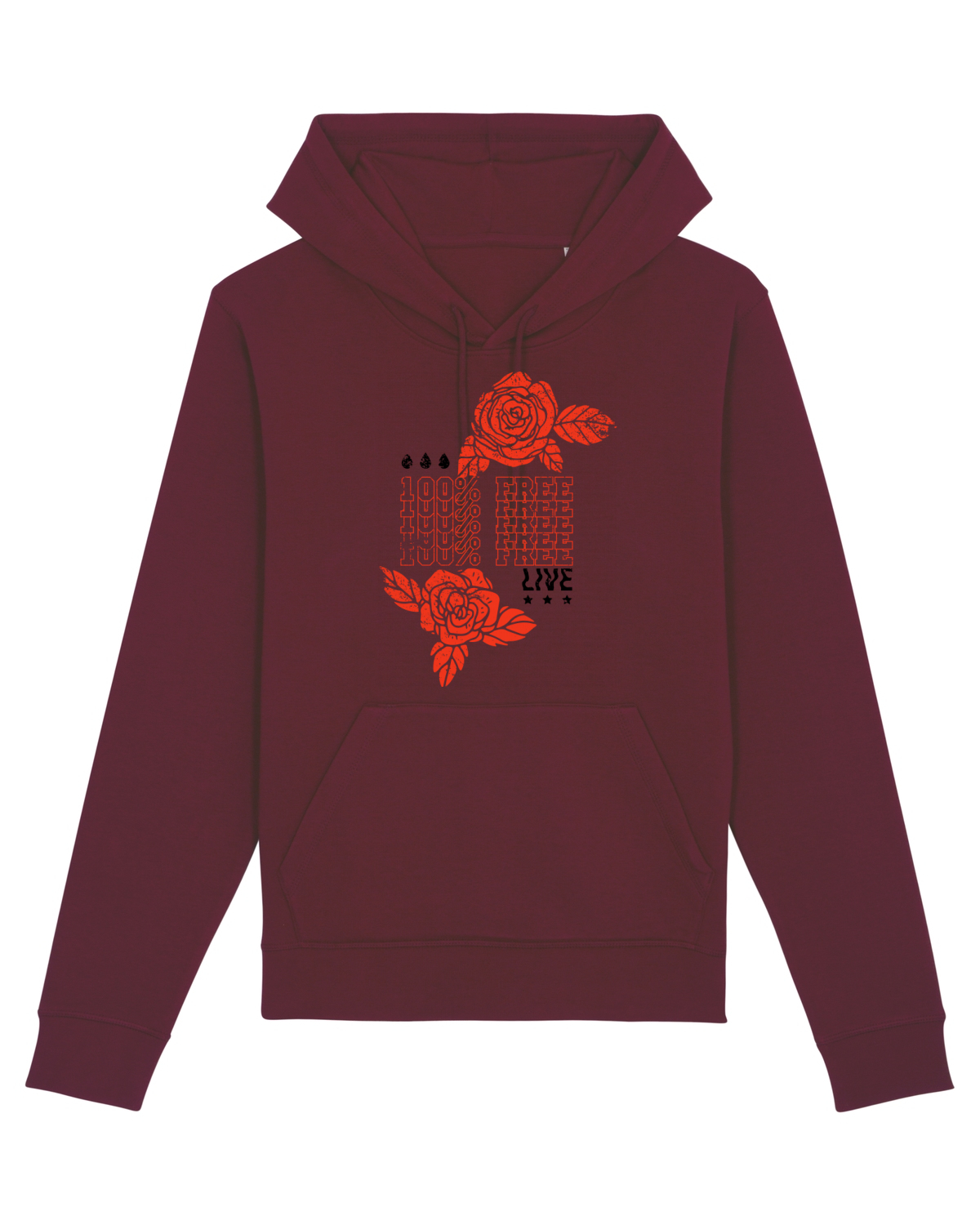 Hanorac Unisex Drummer Burgundy