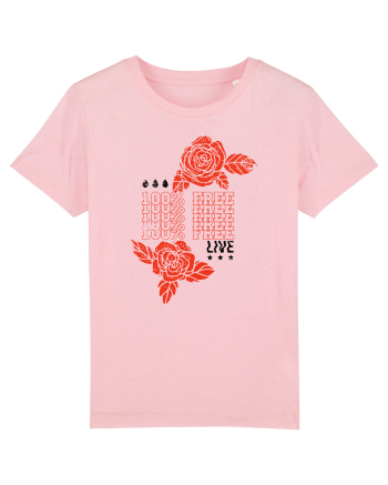 100% Free Cotton Pink