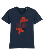 100% Free Tricou mânecă scurtă guler V Bărbat Presenter
