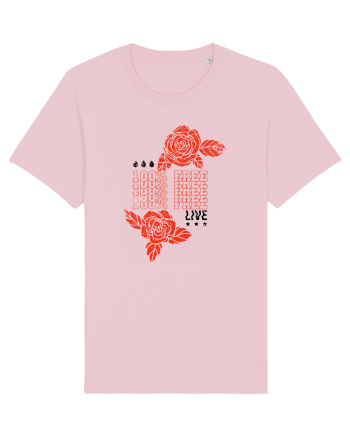 100% Free Cotton Pink