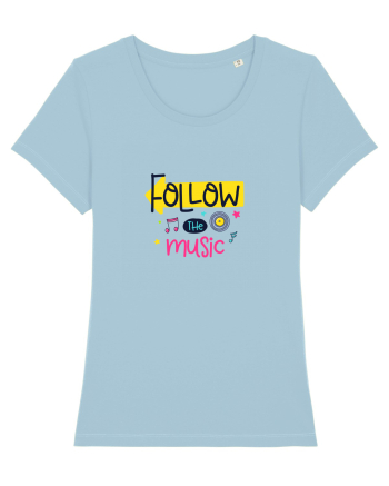 Follow the Music Sky Blue